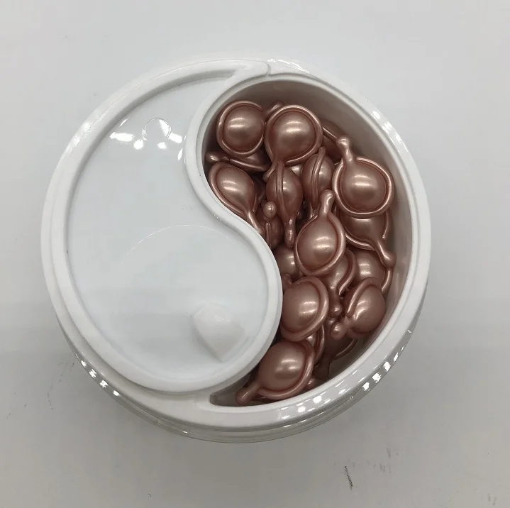 Hot selling 2021 private label skin care 2 in 1 day and night capsule serum skin whitening face serum for skin