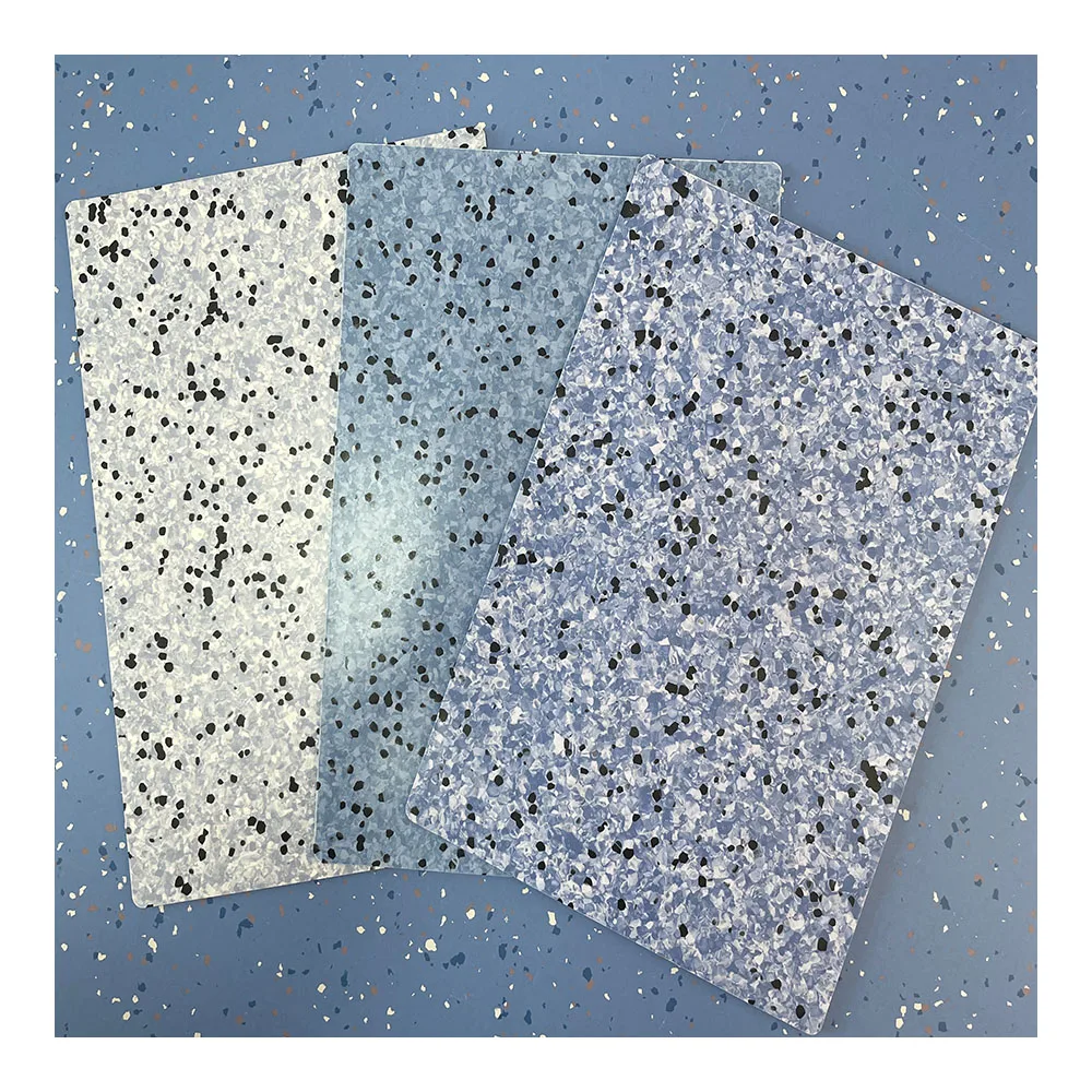 fireproof plastic commercial linoleum flooring rolls manufacturers with anti-static carbon black backing