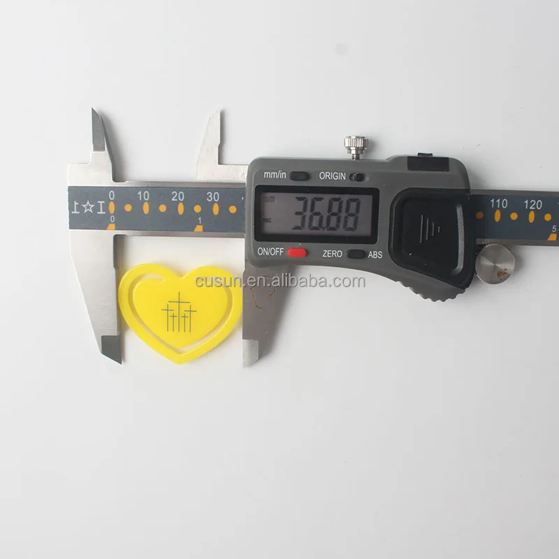 Fashion Paper Bookmark Promotion Heart Plastic Custom Bookmarks for Book