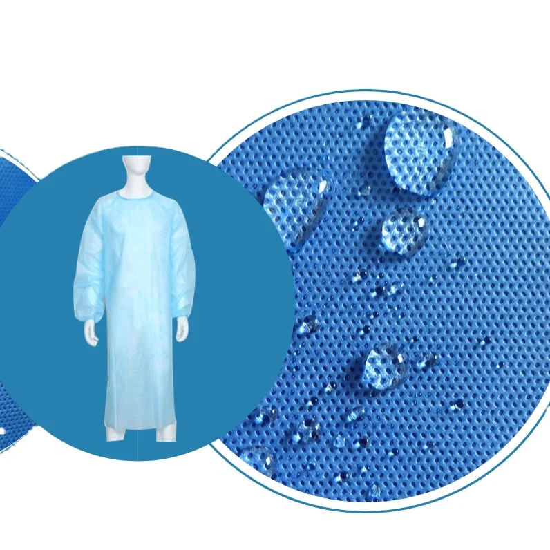 SMS composite non-woven 100% polypropylene can be used for 45 grams of isolation clothing