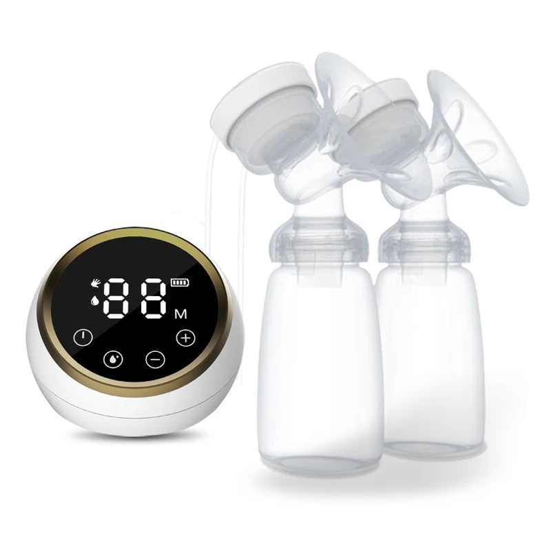 High Quality Dual Motor Breast Pump Convenient Food Grade Baby Feeder Hands Free Smart Breast Pump