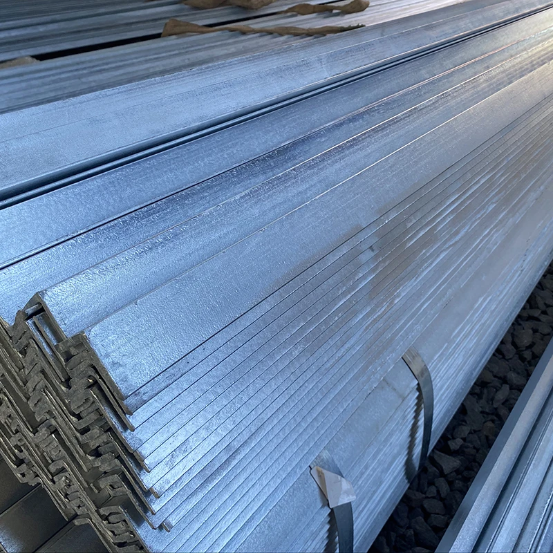 ASTM A36 A53 Q235 Q345 unqual Equal 2 Inch Galvanized Iron L Shape Mild carbon Steel Angle Bar