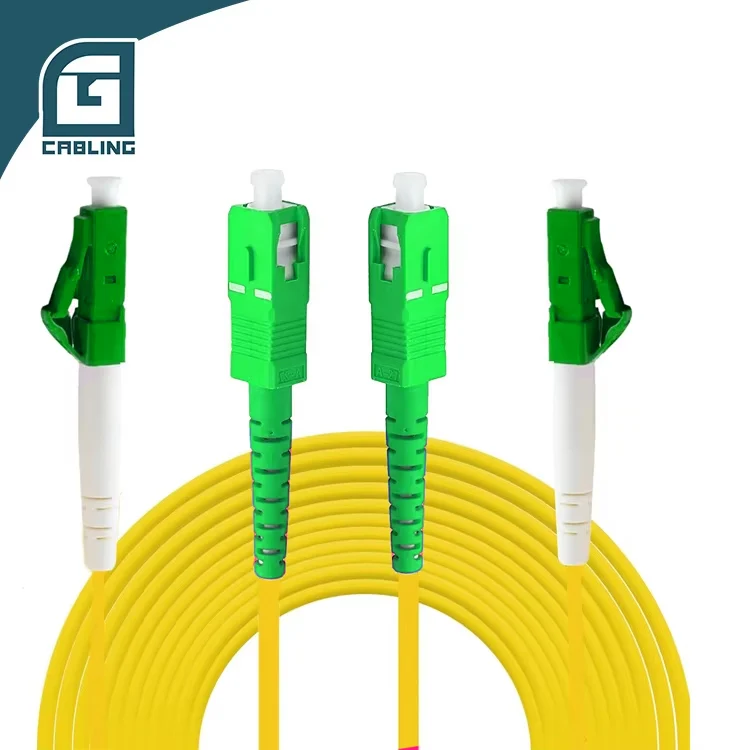 Gcabling Fibra оптический SC-SC LC SC APC Patchcord SM Simplex соединительный кабель ftth волоконно-оптический патч-корд