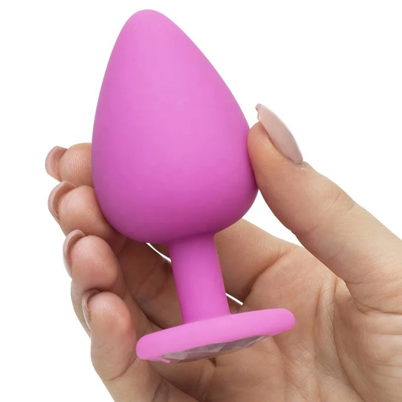 Amazon Hot Sale Silicone Anal Plug Adult Toy For Beginners Silicone Anal Plug Hip Prostate Massager