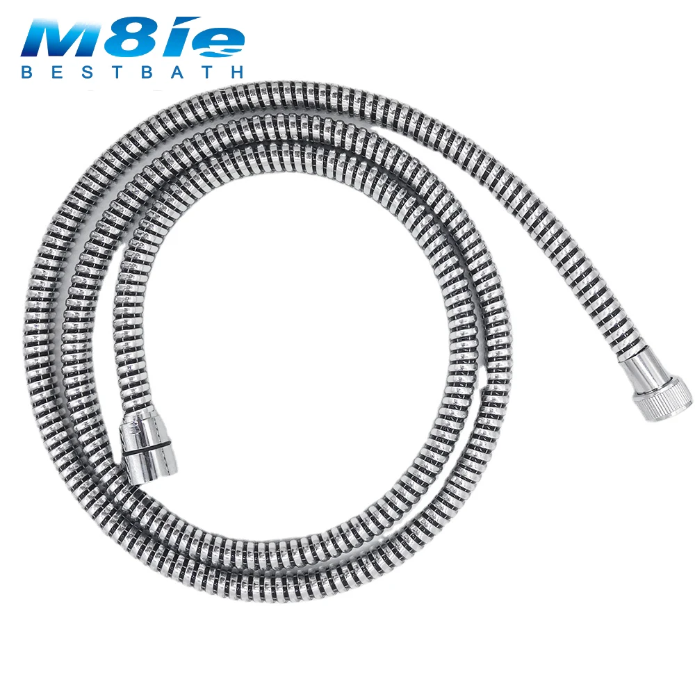 China Factory Stainless Steel Bath Flexible Braided Shower Hose Tube Pipe for Water Bathroom Accessories shower tube