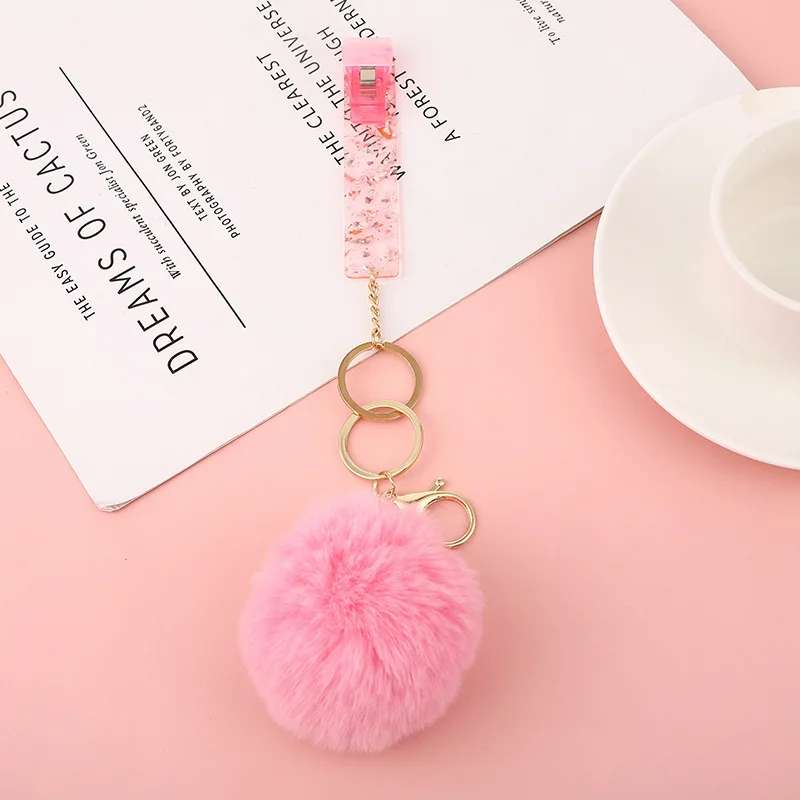 12pcs/set fashion self defense keychain set tools products self defense keychain for women Card Puller grabber for long nails