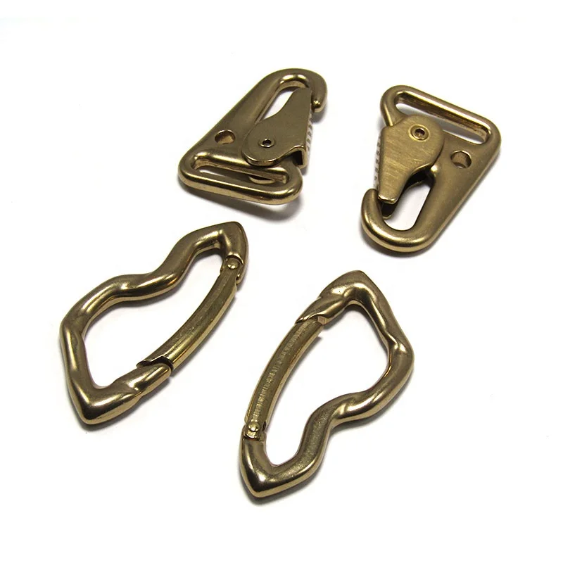 Solid Brass Olecranon Clasps fashion Style Tactical Clasp Clips Tactical Accessory Buckle Copper Sling Lever Clip