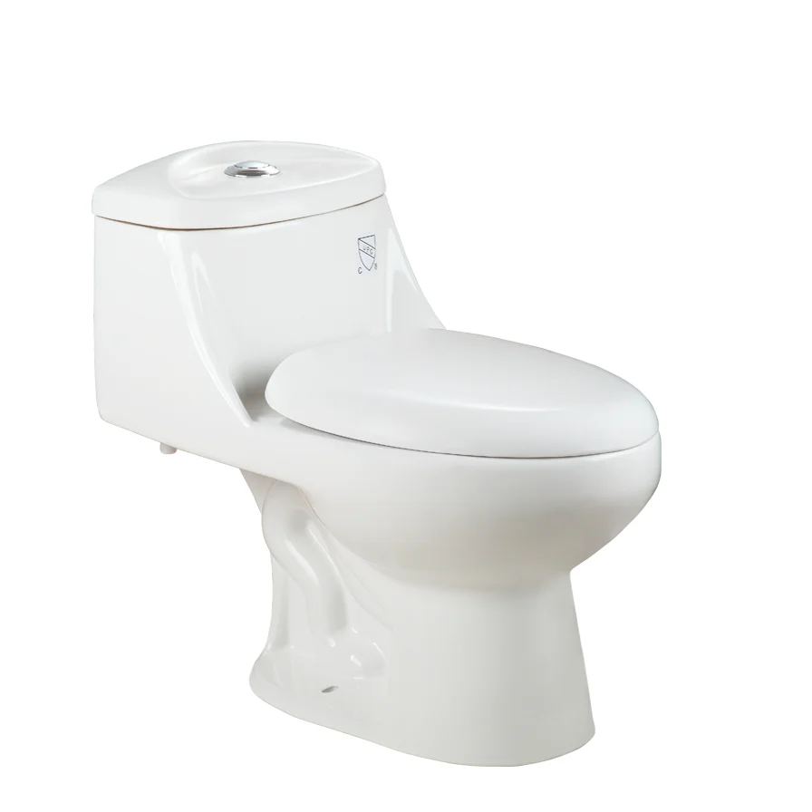 Chao zhou high quality water closet porcelain wc s-trap bathroom one piece toilet bowl sanitary ware