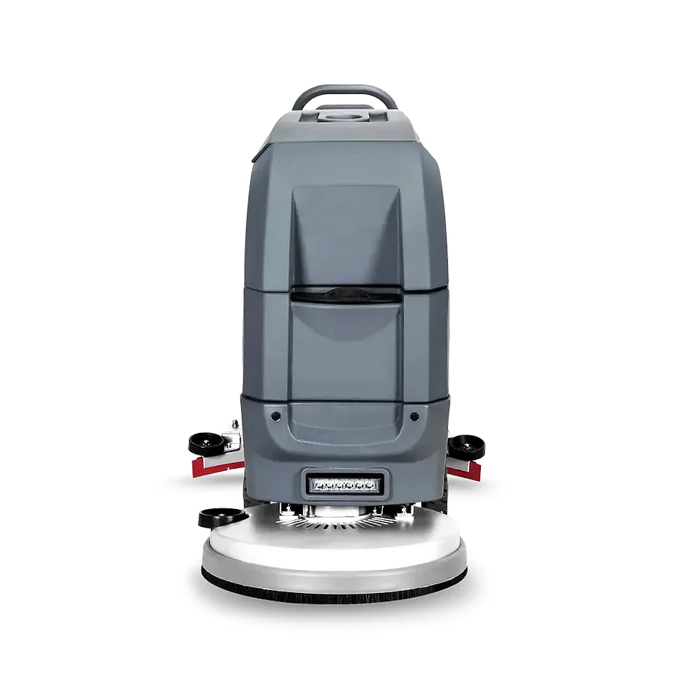 electric small commercial tile marble wood floor cleaning automatic walk behind floor scrubber machine