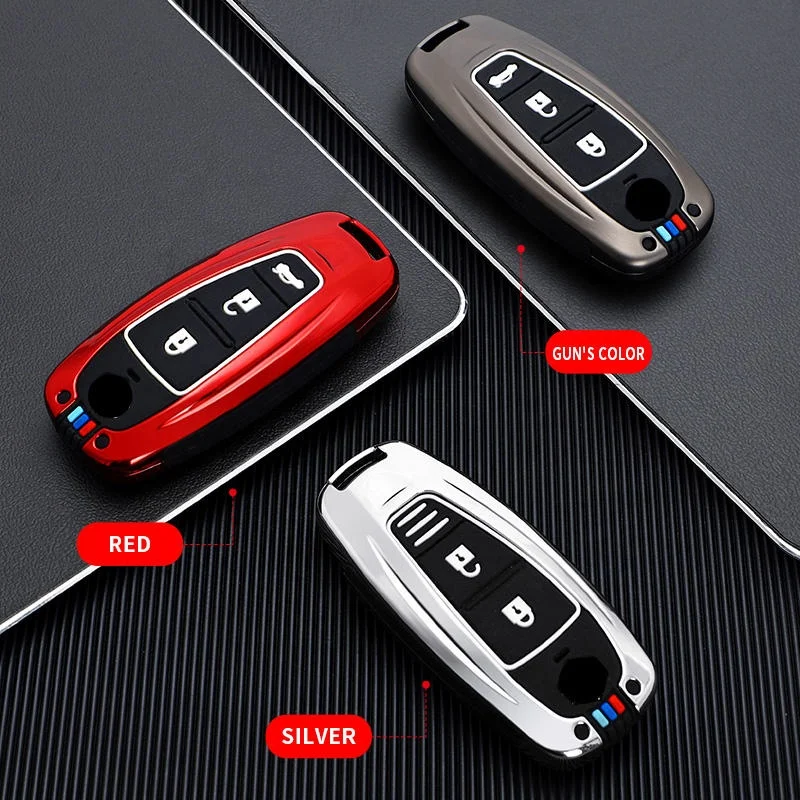 Fashion Mini Protective Leather Car Key Case For For Suzuki Swift Grand Liana Sx4 Window Vitara Amagatarai Keychain Car Accessor