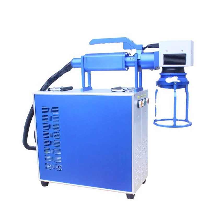 handhold fiber laser marking machine small size 20w 30w 50w laser marker for metal/aluminum/ring price