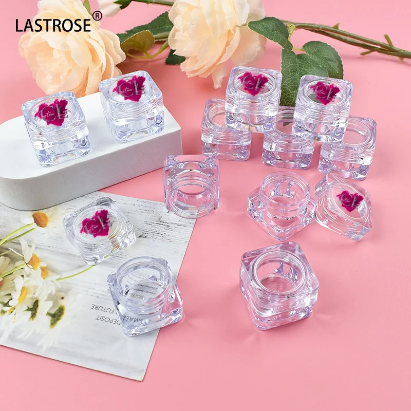 Travel Size Acrylic Transparent Cream Containers Private Label Empty 5g Cosmetic Bottle Vegan Jar