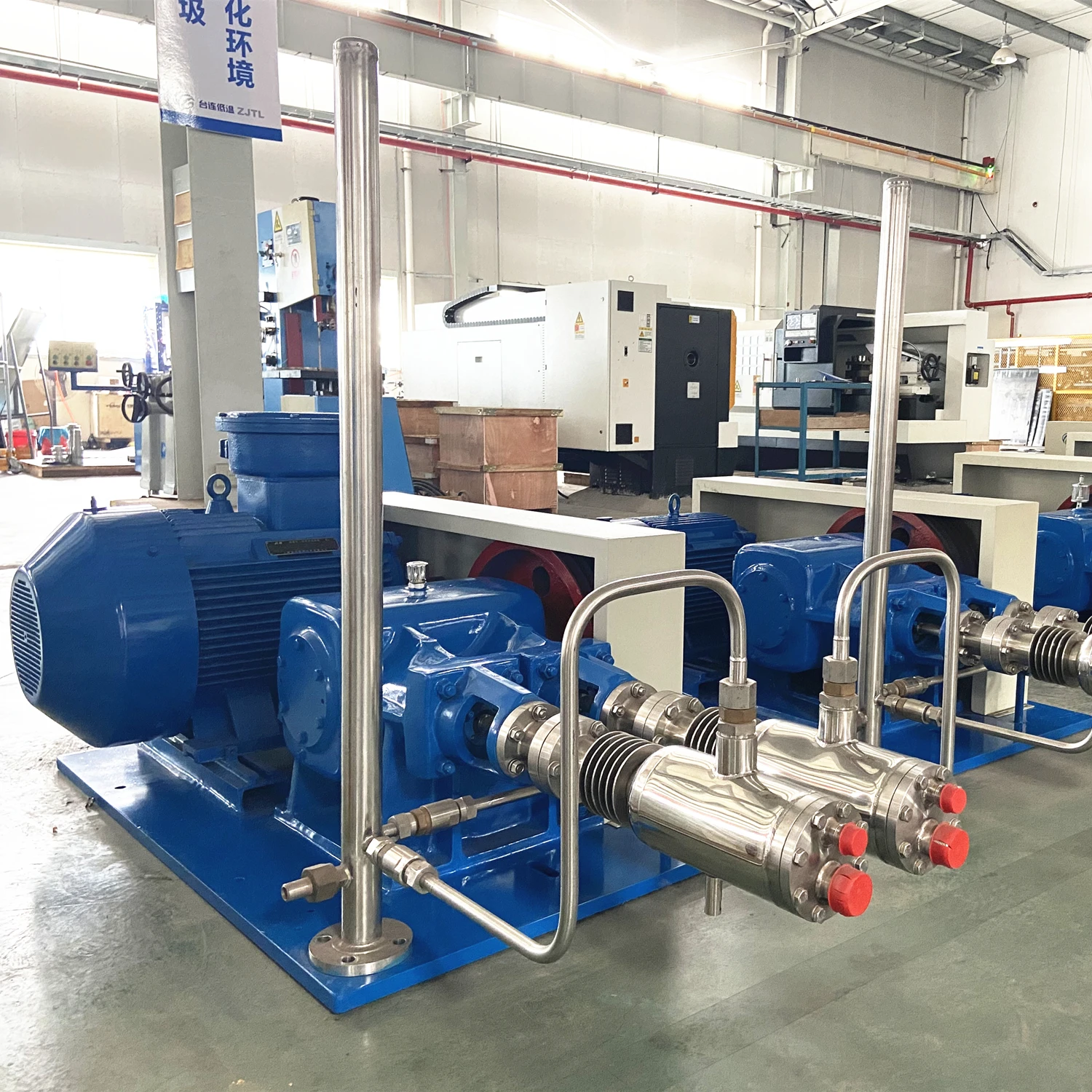 LCO2 Carbon Dioxide Pumping Skids High Flow Nitrogen Unit Manufacturer