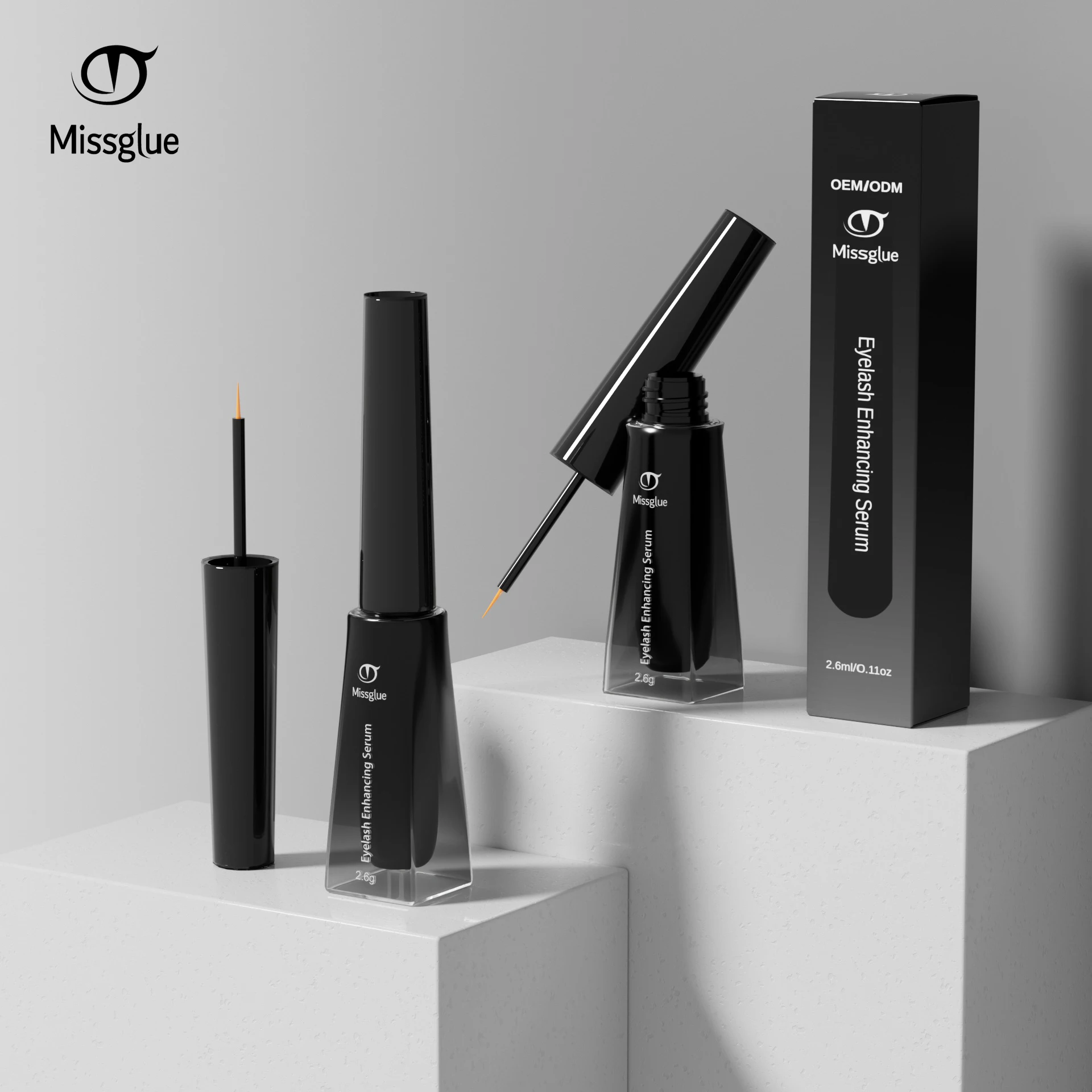 Missglue 2024 Lash Growth Serum Fluid In Bulk Vegan Organic Full Wholesale Logo Enhancer Private Label Best Eyelash Growth Serum