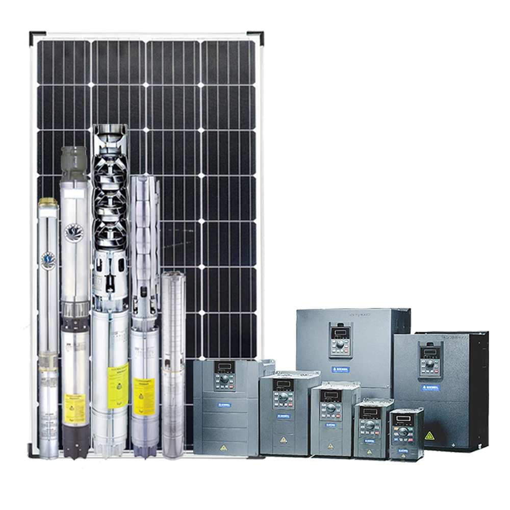 200M 300M 400M 500M High Lift Submersible AC Deep Well Solar Water Pump for Agriculture System