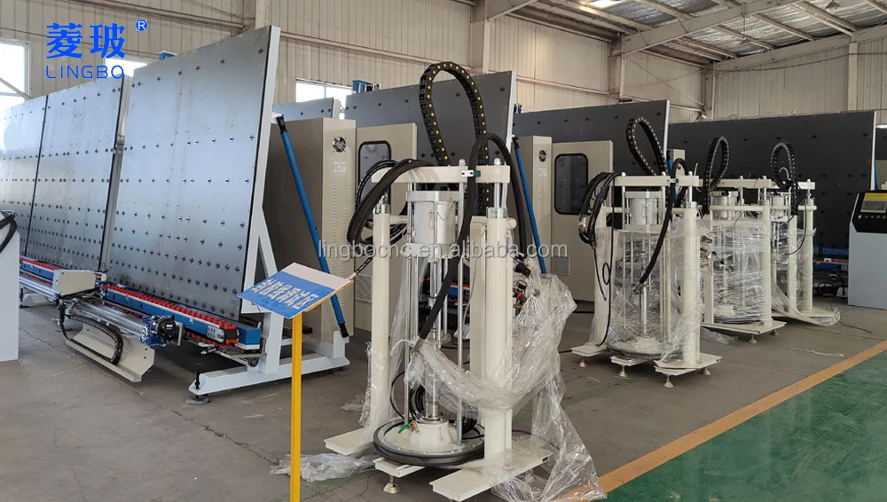 Full Automatic Double Glazing Glass Glue Coating Machine