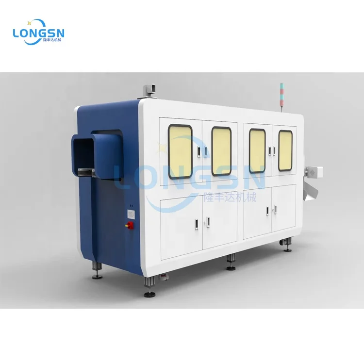 Customize automatic plastic bottle lid visual inspection service cap vision inspection machine system