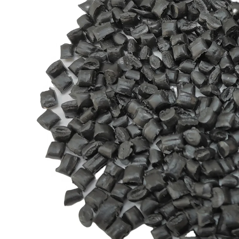 Hisoa high quality WPC granules wood grain decking outdoor Surface WPC raw material wood plastic composite pellet beauty color