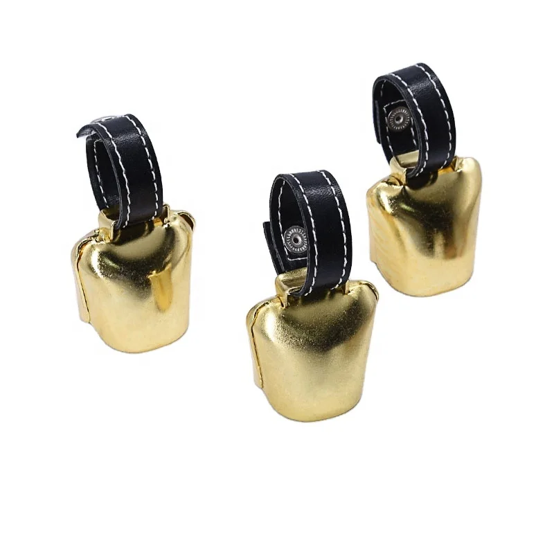 Fast delivery rustic small metal bells iron gold cow bell custom cowbells
