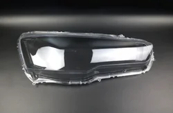 Transparent Lampshade For 2010-2016 Mitsubishi Lancer Upgrade High Quality Headlamps Covers Mitsubishi Lancer Headlights Lens