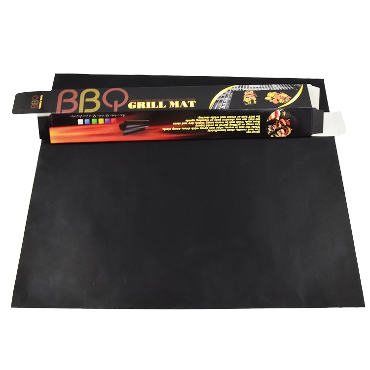 Food Grade 0.2Mm Nonstick Ptfe Fire Retardant Fabric Toaster Dutch Oven Liners Bbq Grill Sheets Mat