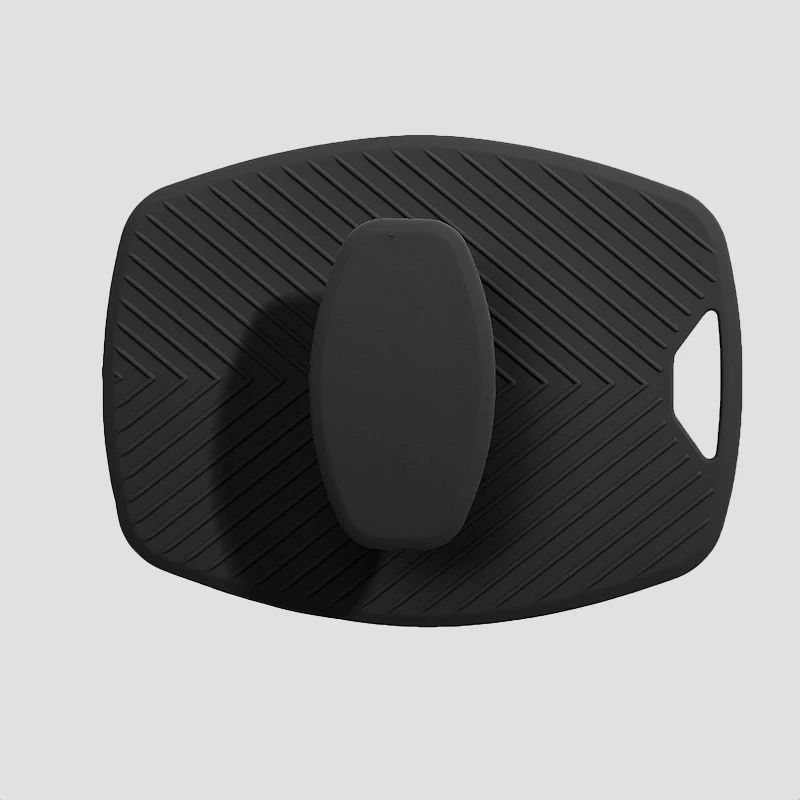 Hot Sale Custom Logo Premium Silicone Bath Scrubber Exfoliating Back Face Hair Scalp Brush Black Silicone Body Scrubber For Show