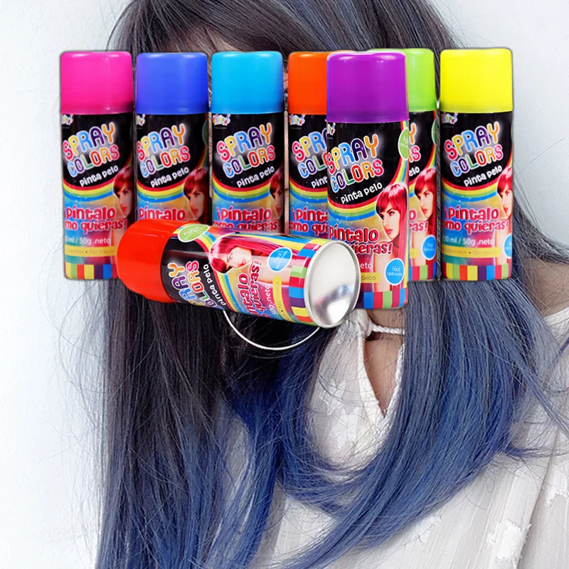 Унисекс для домашнего использования полностью одноразовая краска волос спрей окрашивания