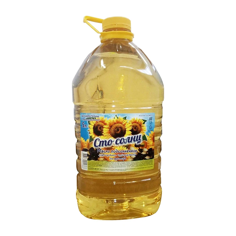 Натуральный жарки пищевое масло рафинированное дезодорированное высокоолеинового подсолнечного масла