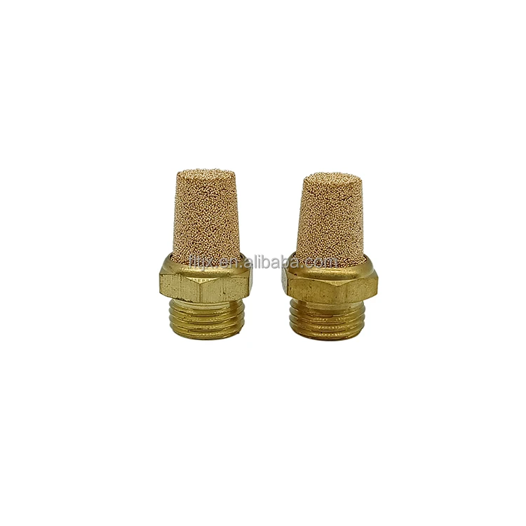 BSL-A BSL-B cone shape Porous Metal Powder Sintered silencer Bronze Pneumatic exhaust Muffler