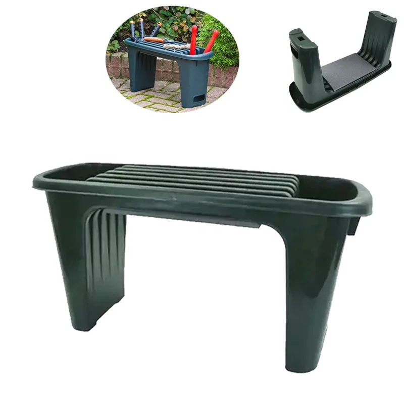 Top seller Multipurpose Durable Plastic Garden stool With Kneeling Cushion Pad