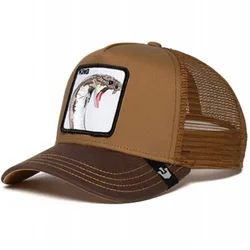 Wholesale Personalized Custom Logo Animal Cartoon Mesh Embroidered Trucker Hat cap