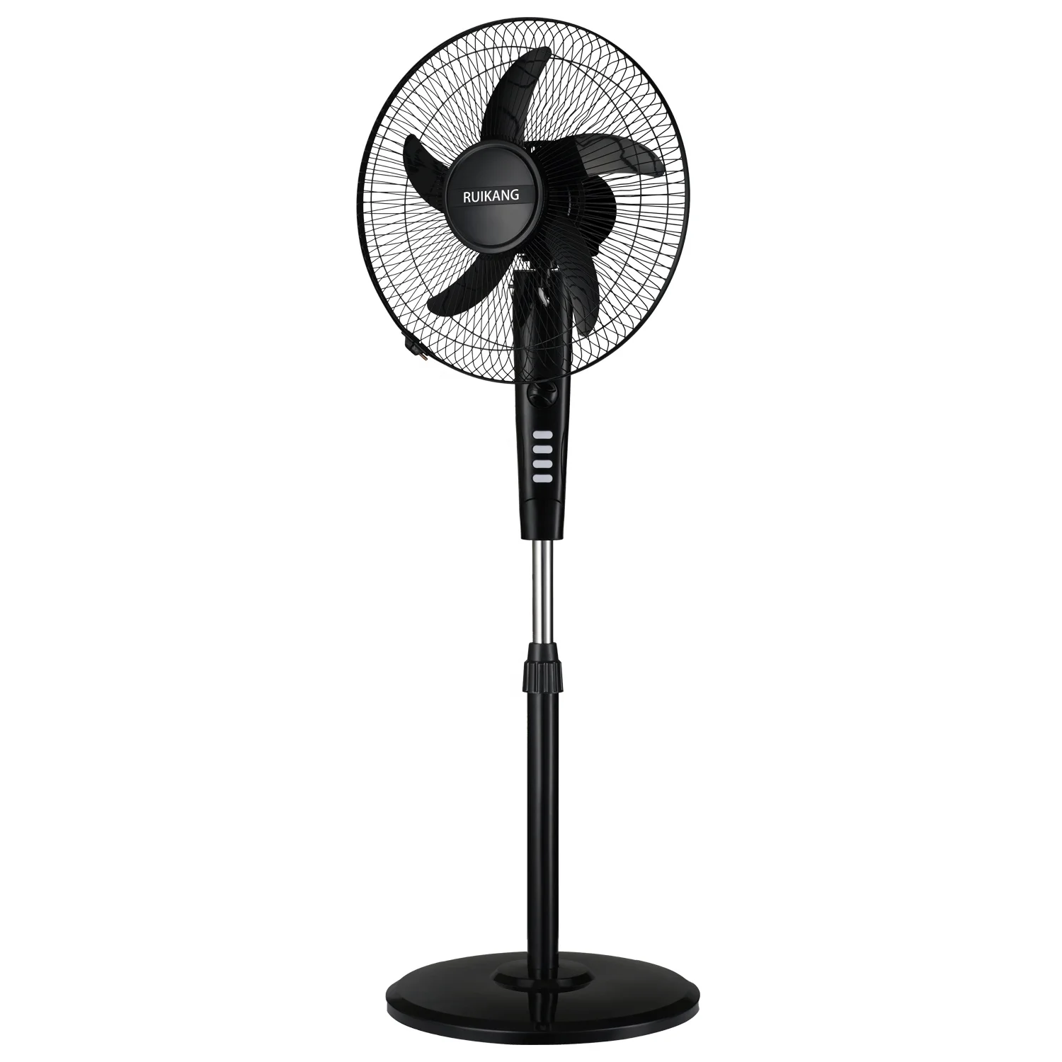 16 Inch High Speed Cooler Electric Floor Standing Fan With Remote Control 5 PP Fan Blade oscillation ventilador Pedestal Fan