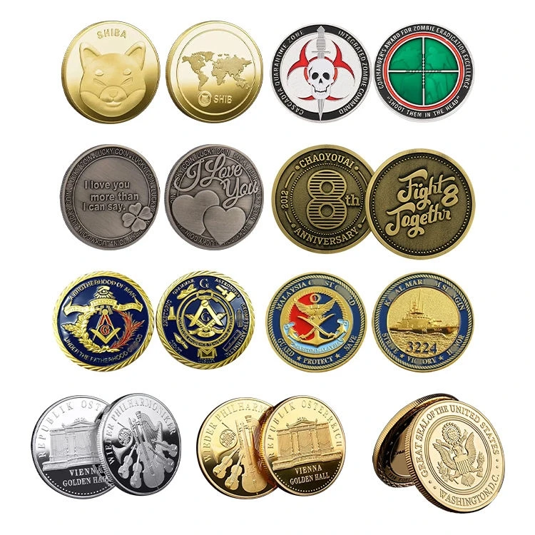 The 2024 Game Medal Collectible Currency Challenge Coins 3D Zinc Alloy Gold Silver Metal Enamel Collection Custom Coins
