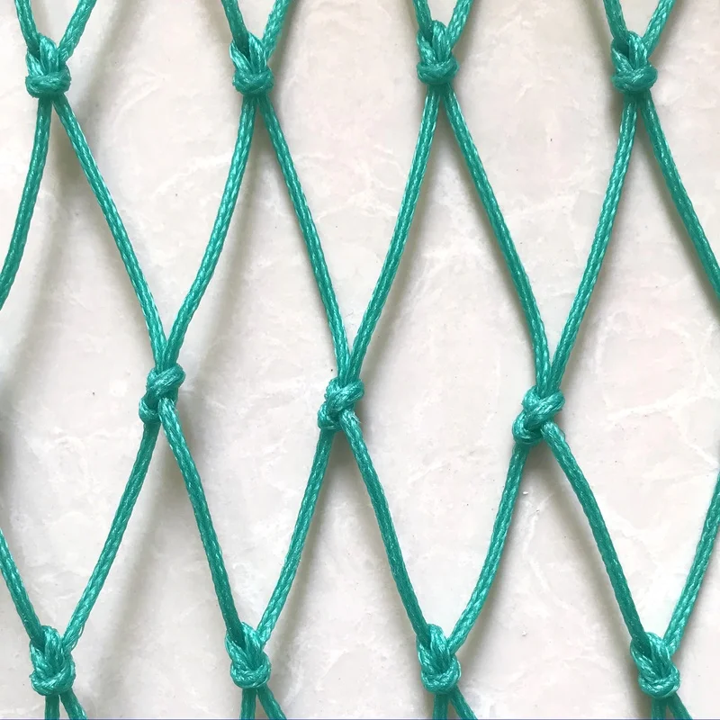 
HDPE Braided Twine Knotted Fishing Net Large PE Fish Net High Strength 