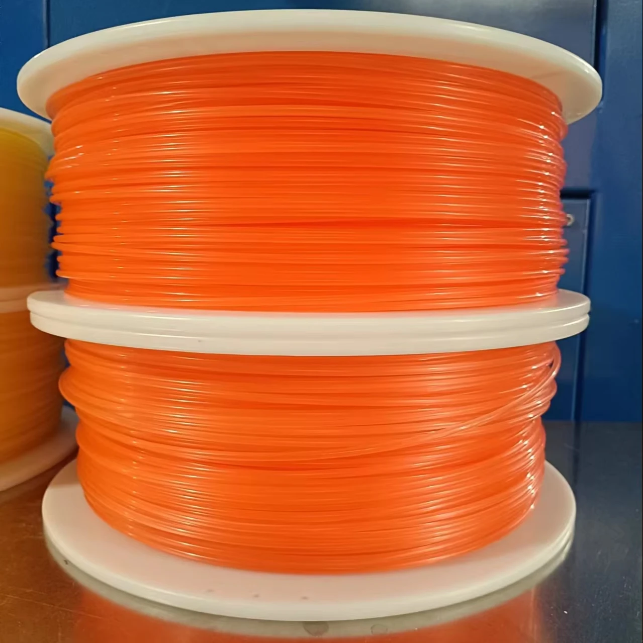 2.5mm Colored pmma cable roll  Red blue yellow orange green PMMA end glow fiber optic for LED optical fiber lights & lighting