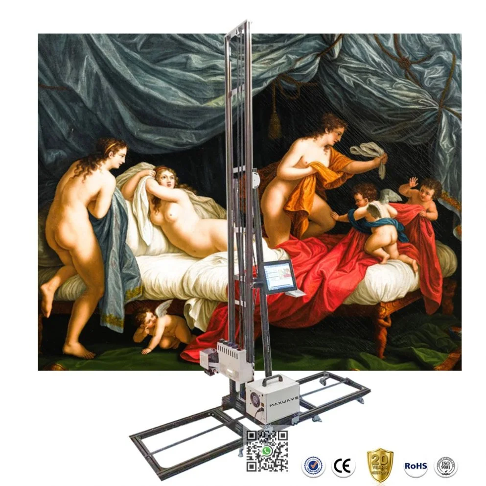 Wide Format Wall Paper Mural Printing Machine Vertical Uv Wall Printer Digital Mesh Belt Printer Vinyl Sticker Printing Machine