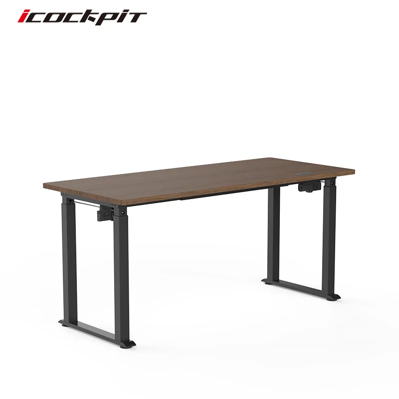 1.6m-2.4m large table standing desk frame adjustable height desk lift and sit stand desk for home office and workstation office