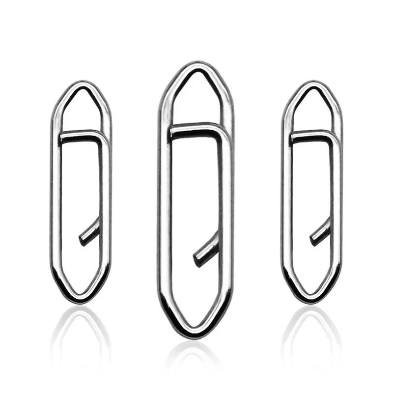 Stainless Steel Spring Lock Pin Needle Soft Lure Worm Crank Twist Lock Crank Hook Spring Lock Pin Needle