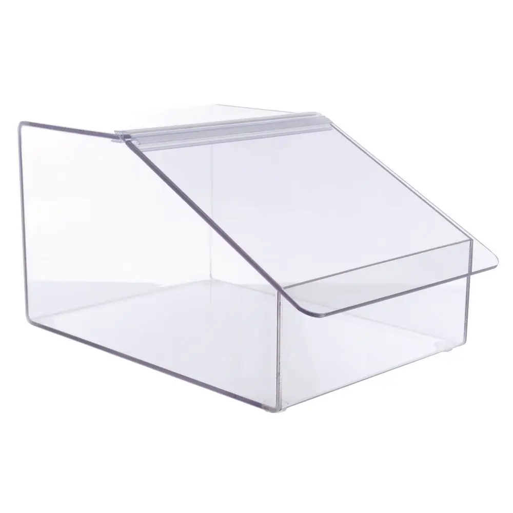 Plexiglass Candy Box Acrylic Candy Bin Dry Food Container Retail Shop Food Display Showcase