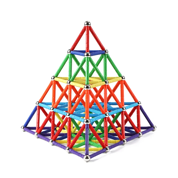 210pcs magnetic stick and balls hot selling magnetic sticks for boys and girls for gift