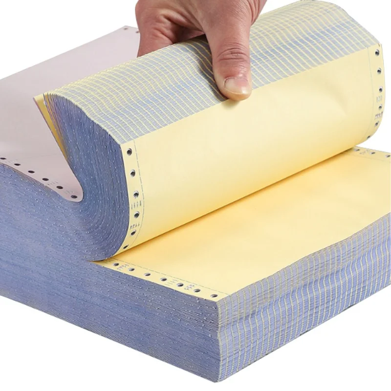 Hot sale invoice bill self-copy paper 100% primary pulp 48gsm ncr paper carbonless paper