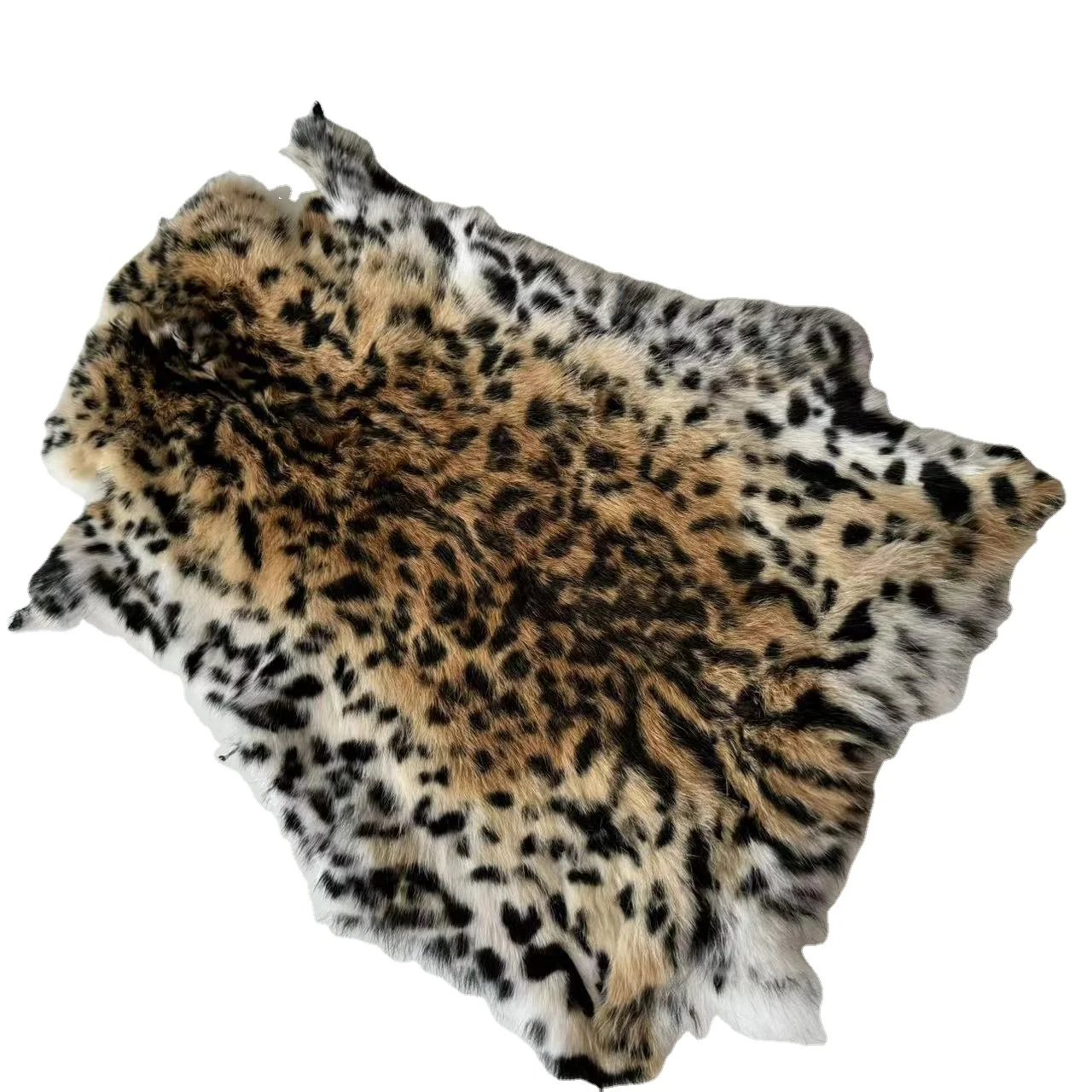 Factory price Wholesale Colorful  Rabbit Fur skin dyed color skin