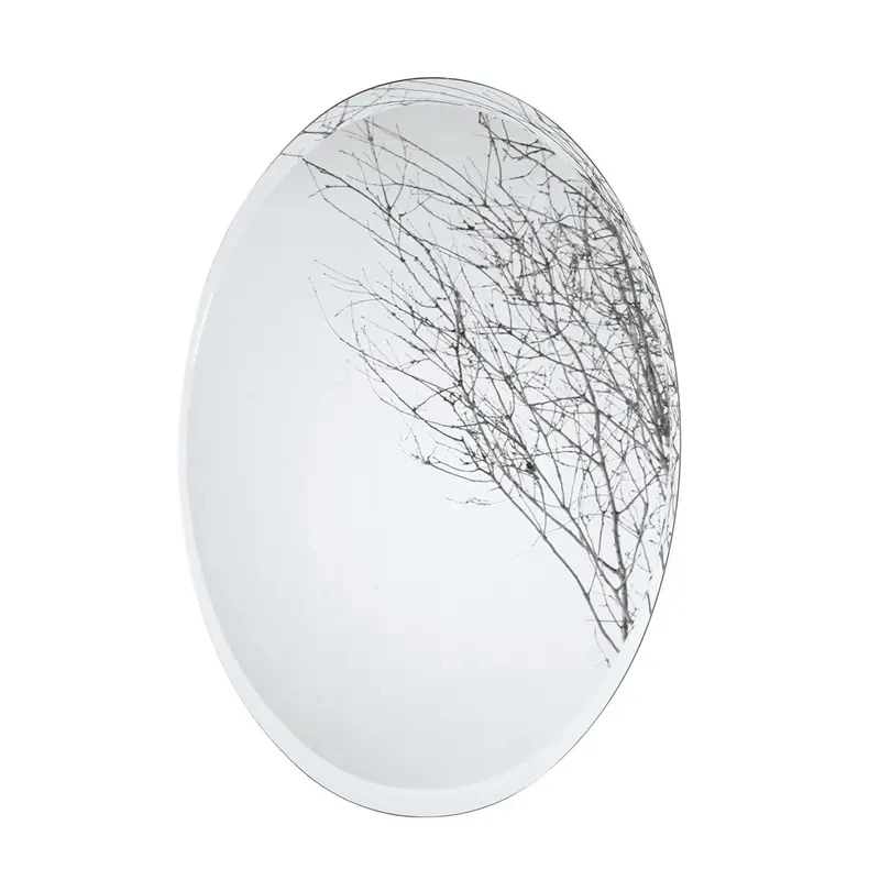 Frameless Mirror With Beveled Edge