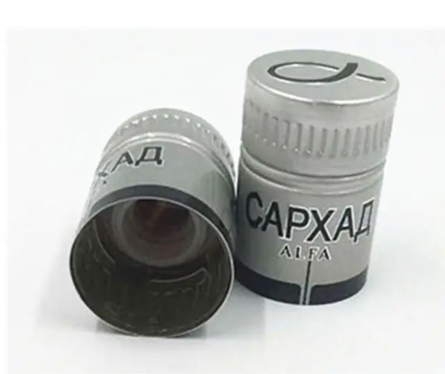 Customized Russian Vodka Silver Caps 3347 mm 3358 mm Vodka Rum Gin Whiskey Tequila ROPP Aluminum Screw Cap