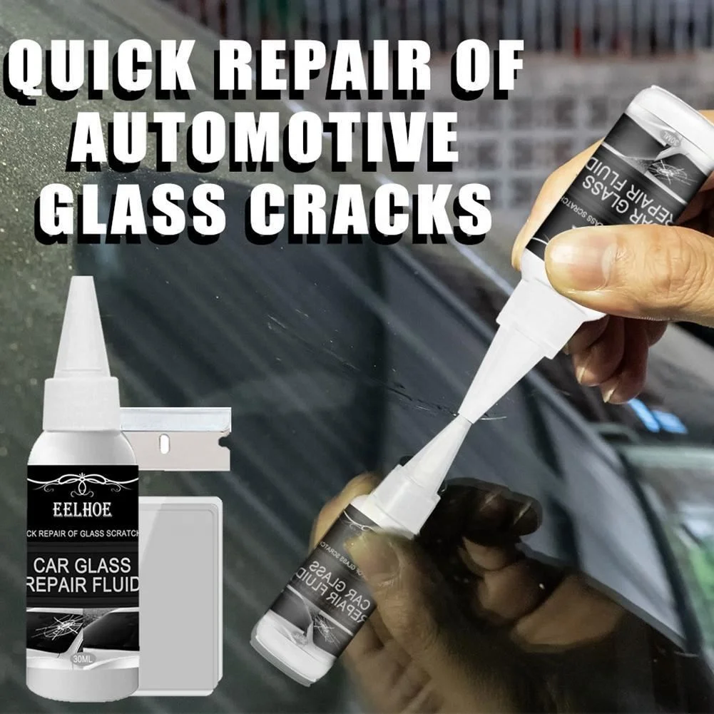Car Windshield Cracked Repair Tool DIY Car Window Phone Screen Repair Kit Glass Curing Glue Auto Glass Scratch Crack Restore