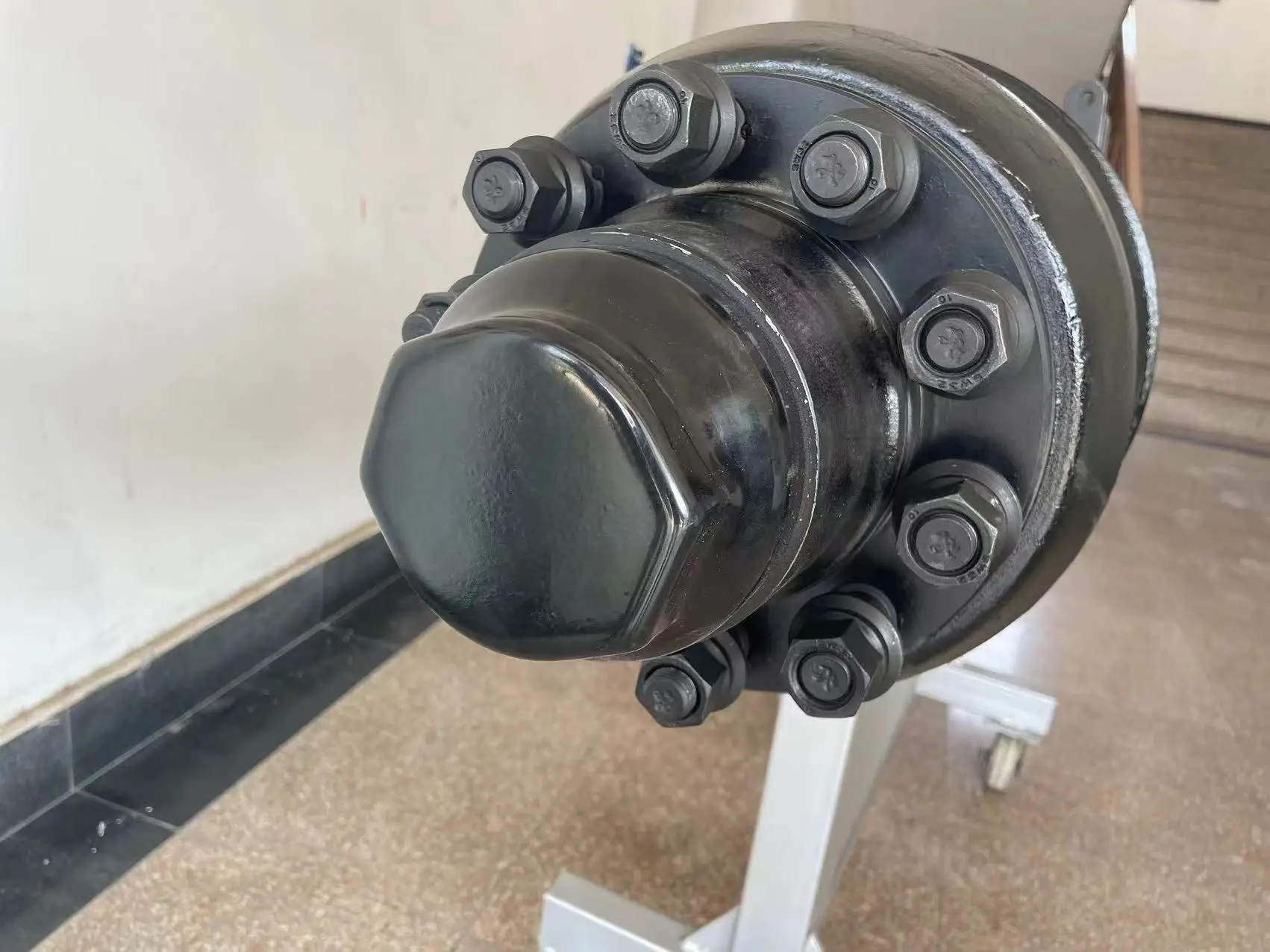 LUEN 2024 German Type round Axle Beam Custom Made New Axle for Low Bed Semi Trailer Parts Condition Used