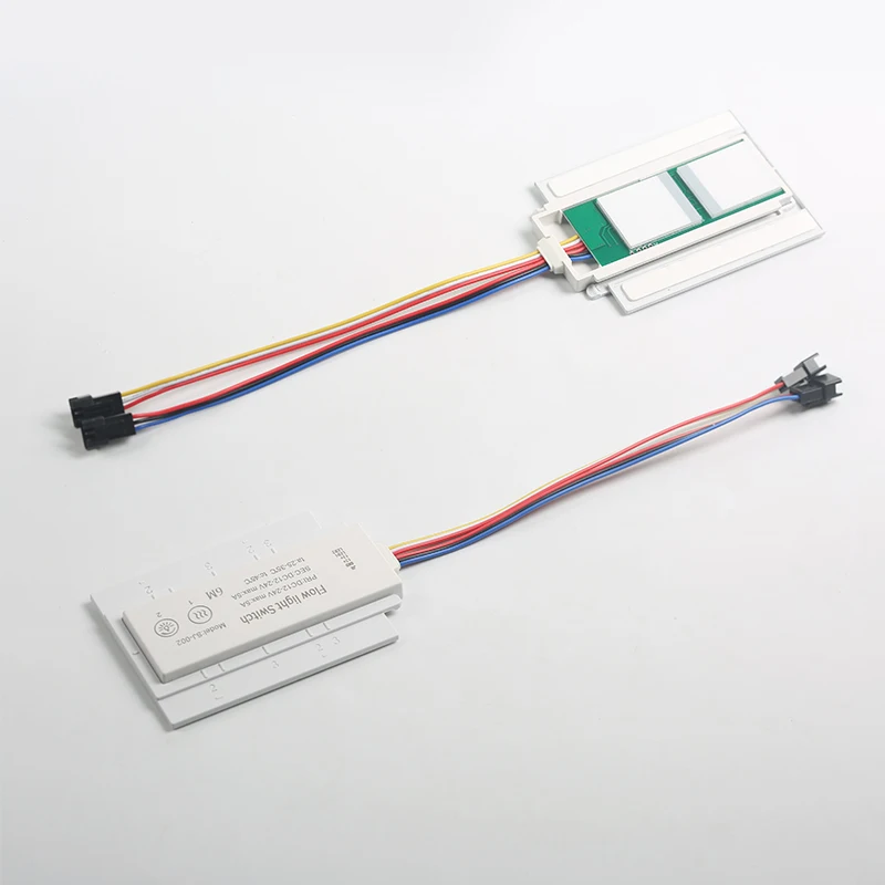 FICLUX High quality DC24V Defogging led flowing light strip Dimmer 5A 60W double key Smart Mirror Touch Switch