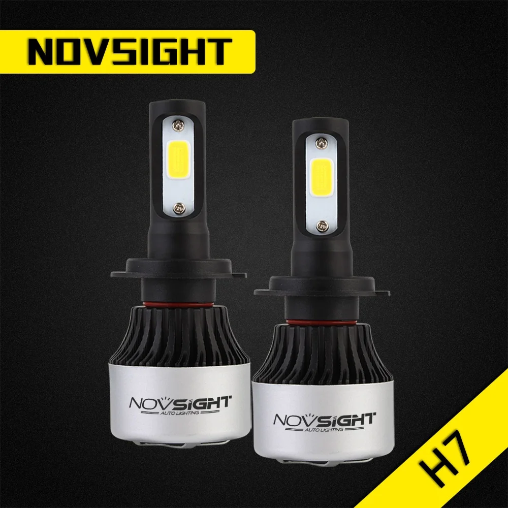 Novsight\Nighteye Hot Selling C6 plus S2 LED Headlight H4 H7 9000lm 6500k auto led Headlight bulb Kit For Universal Car