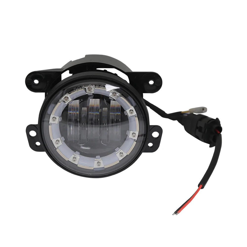 Factory directly sale price 4 Inch Fog Lights Lamb Super Bright LED Car Fog Lamp Front View Single Color Fog Lights