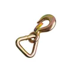 RY Heavy Duty Crane Equipment Hooks Forged Safety Hook with Triangle Ring